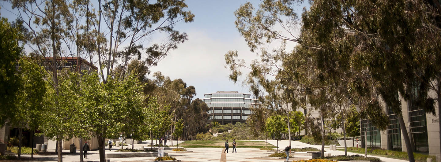 View of Geisel Library from Library Walk